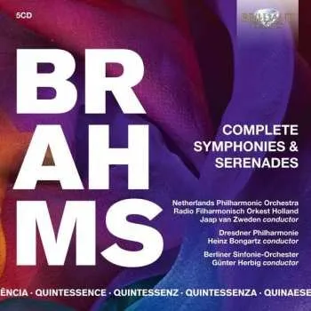 Zahraniční hudba 5CD/Box Set Johannes Brahms: Complete Symphonies & Serenades 2020