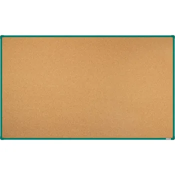 Kancelářský nábytek Korková nástěnka boardOK se zeleným rámem 2000x1200 + doprava zdarma