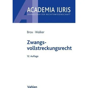 Zwangsvollstreckungsrecht - Brox, Hans [DE] (2021, Měkká, Vahlen Franz GmbH)