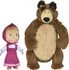 Plyšová hračka Simba Toys Máša 23 cm a medvěd 43 cm