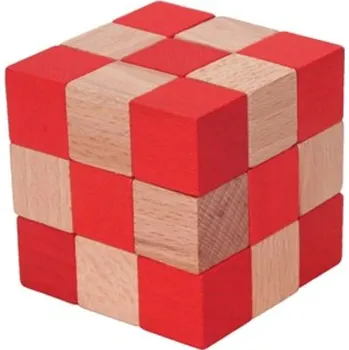 Hlavolam MIK TOYS Hlavolam Soma - červená