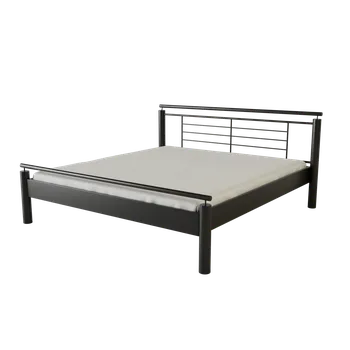 Postel Kovová postel LUNA Povrchová úprava: bílá, Rozměr: 80 x 200 cm