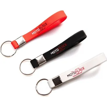 TXR Silikonová klíčenka MOTOPLACE Barva: bílá