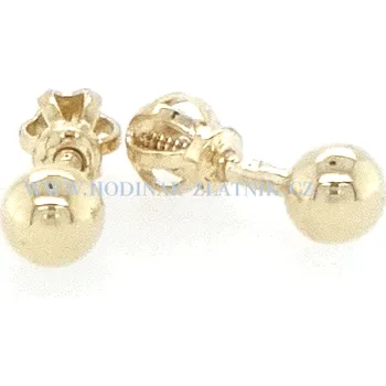 Souprava šperků unisex náušnice ze žlutého zlata DOR221642101061