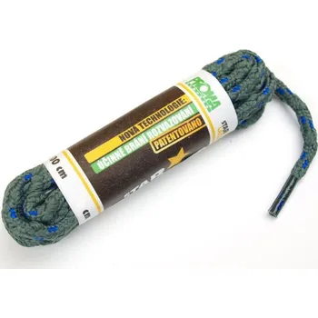 Tkaničky do bot Proma Tkaničky (šněrovadla) Star Laces Slim 123p šedo-modrá 180 cm