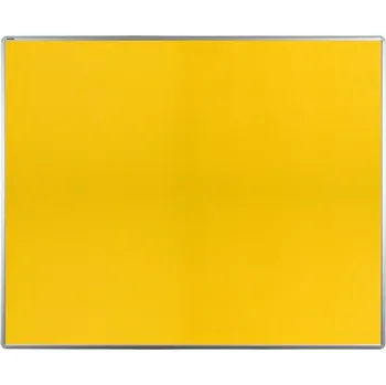 Kancelářský nábytek Textilní nástěnka ekoTAB žlutá 1500x1000 + doprava zdarma