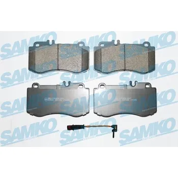 Brzdová destička Sada brzdových destiček, kotoučová brzda SAMKO 5SP1592A