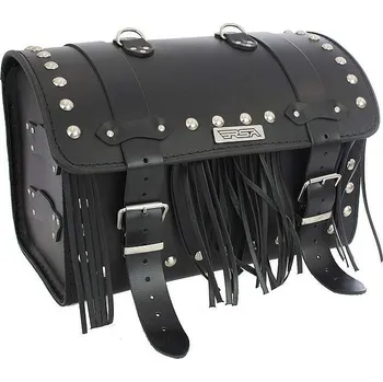 Zavazadlo na motocykl Kožený moto kufr na motorku Chopper RSA-1C