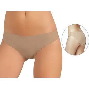 Kalhotky Jadea - Dámské bavlněné kalhotky Laser cut art.8000 - tělová/L