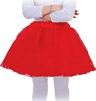 Karnevalový kostým Fiestas Guirca Dětská červená sukně tutu 31 cm