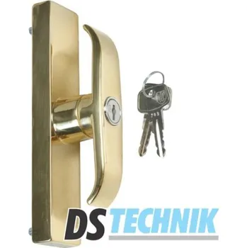 Dveře karosérie IBFM Klika 595A - Dvoubodová klika s klíčovou vložkou, vnitřní uchycení táhel.