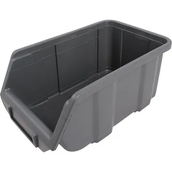 Úložný box Plastový ukládací box A-200 šedý, 250*155*120 mm