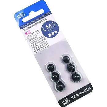 Příslušenství pro sluchátka KZ S3 sada silikonových špuntů na sluchátka Barva: Černá