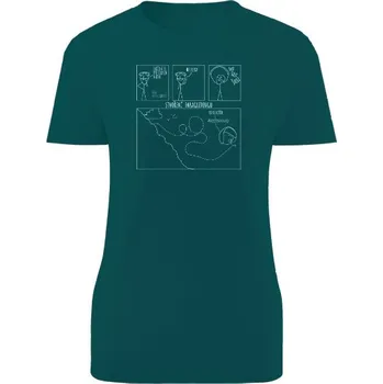 Dámské tričko Tričko s potiskem Stvoření paraglidingu - tmavé 2 dámské