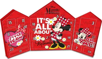 Euroswan Adventní kalendář Minnie Mouse bižuterie a vlasové doplňky