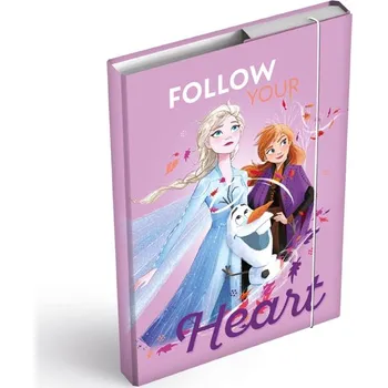 desky na sešit Ledové království Anna a Elza Frozen Desky na sešity box A5 Disney