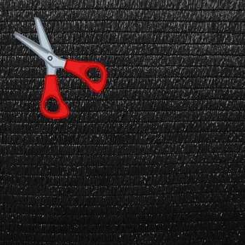 Stínicí plachta Stínící tkanina 200 g/m2, černá, výška 1,5m - metráž (Černá 100% stínící tkanina – rašlový úplet)