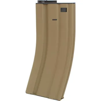 Sportovní střelba Lancer Tactical Kovový zásobník pro M4 na 120 ran - tlačný, TAN