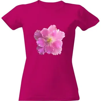 Dámské tričko Tričko s potiskem Africká fialka dámské