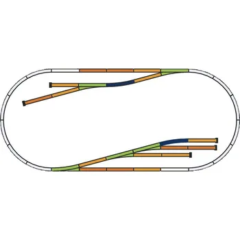 Modelářství PIKO Sada kolejí D 55330