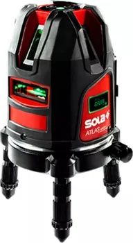 Měřící laser Sola Atlas Green 71015701 + kufr, adaptér na stativ 5/8"