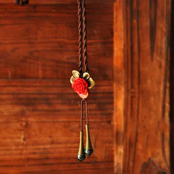 Přívěsek keramický přívěsek-Růže