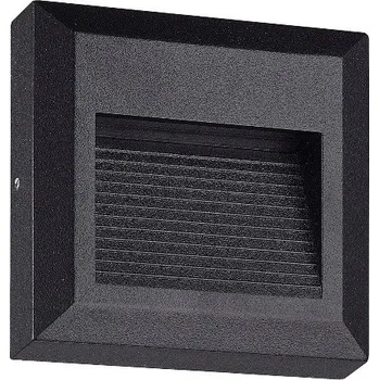 Nástěnné svítidlo LED Schodišťové svítidlo Azzardo AFI 3000K BK AZ4512 2W 150lm 3000K IP54 10cm černé