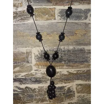 Náhrdelník Náhrdelník (tagua, černý)