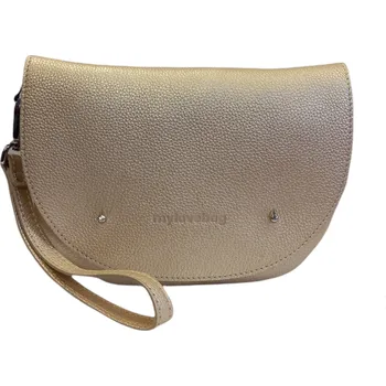 Ledvinka My Love Bag kožená etue 2v1 zlatá