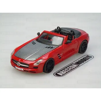 autíčko Mercedes Benz SLS AMG Roadster (sběratelský model, určeno pouze k vystavení)