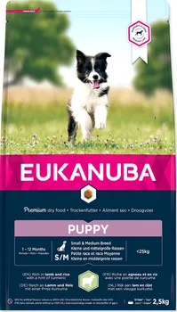 Krmivo pro psa Eukanuba Puppy S/M Lamb