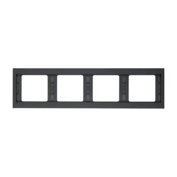 Elektrická zásuvka Rámeček BERKER 13837006 4-nás. Antracit 13837006