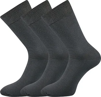 pánské ponožky BOMA Blažej 3 páry tmavě šedé 43-45