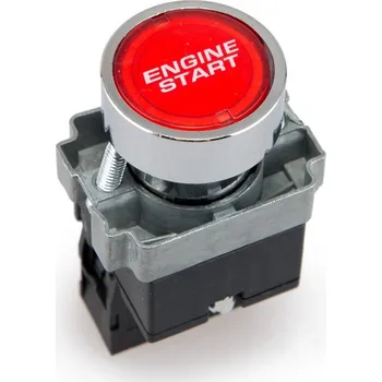 Přídavný světlomet Tlačítko START, podsvícené, 12V