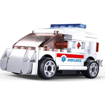 Stavebnice Sluban Sluban Power Bricks M38-B0916F Natahovací auto ambulance