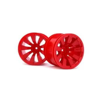 RC vybavení 1:10 Quantum+ XT: Disky 3,2" červené (2 ks)