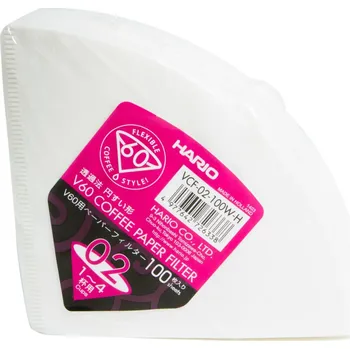 Hario V60-02 VCF-02-100W-H 100 ks bílé