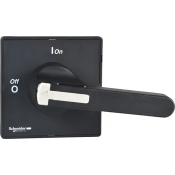 vypínač a zásuvka SCHNEIDER ELECTRIC SCHNEIDER Ovladač KAF3PZ s rukojetí, černý 90x90mm KAF3PZ