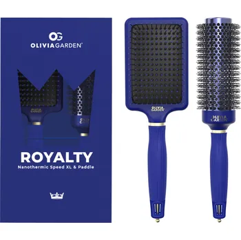 Kosmetická sada Dárková sada kartáčů na vlasy Olivia Garden Royalty (RO-KIT) + dárek zdarma