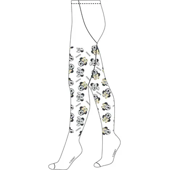 Dětská móda Minnie Mouse - licence Dívčí silonové punčochy - Minnie Mouse 52367730, bílá Barva: Bílá, Velikost: 104-110