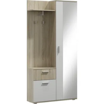 Předsíňová stěna Eoshop Předsíňová stěna NOVA dub sonoma/bílá