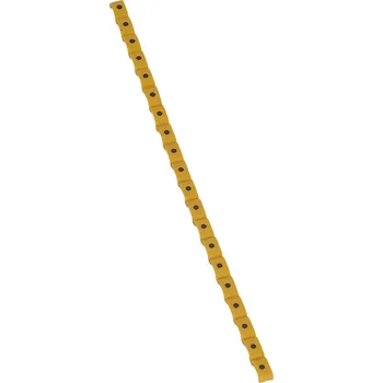 kabelová chránička LEGRAND Štítek DUPLIX 38441 "." černá na žlutém 038441