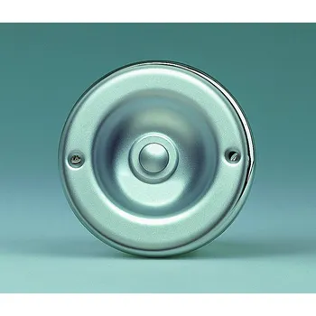 Domovní zvonek GROTHE Tlačítko KS 2075, 70mm, matný chrom 64143