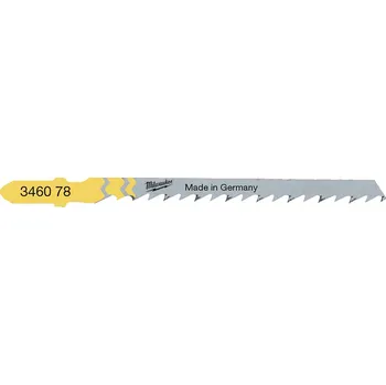 Pilový plátek MILWAUKEE Pilový plátek pro obloukové řezy T 244 D 75 x 4 mm 1 ks (4932346078)