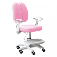 Dětsný nábytek Tempo Kondela Anais rostoucí židle růžová/bílá