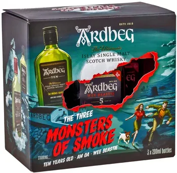 Whisky Ardbeg Monster Pack Scotch Whisky 3x 0,2 l 46,67 %