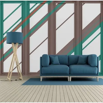 Fototapeta Solution Media 3D tapety - Pruhy MU4064 6 - Samolepící tapeta - 380-450g/m2