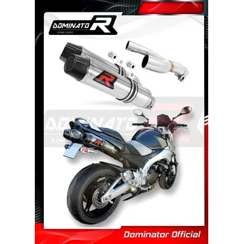 Výfuk pro motocykl Laděný výfuk DOMINATOR SUZUKI GSR600 06-11 KONCOVKY HP3