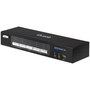 KVM přepínač Aten CM-0264 2x4-port DVI/HDMI KVMP USB switch, audio, kombo kabely - CM-0264