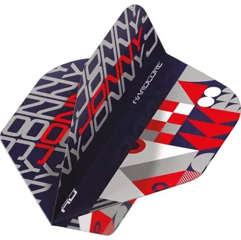 Příslušenství pro šipky Letky Red Dragon JONNY CLAYTON Stack Black & Red Hardcore